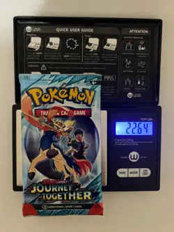 (HEAVY)🔥 22.64g Pokemon TCG Cards Journey Together Booster Pack Factory Sealed✅ - Image 1