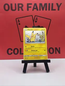 Pikachu SM162 Holo SWIRL Black Star Promo Card Sun & Moon Pokemon TCG 2019 VLP - Image 1