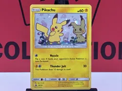 Pikachu SM162 Holo SWIRL Black Star Promo Card Sun & Moon Pokemon TCG 2019 VLP - Image 4