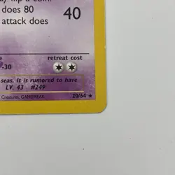 Pokemon TCG Lugia Neo Revelation Card 20/64 Unlimited Rare - Image 2