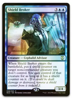 Shield Broker #29 (Foil) (NM) Streets New Capenna PPSNC Magic MTG - Image 1