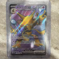 Pokemon Alakazam ex Ultra Rare SV: Scarlet & Violet 151 188/165 NM - Image 1