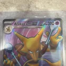 Pokemon Alakazam ex Ultra Rare SV: Scarlet & Violet 151 188/165 NM - Image 2