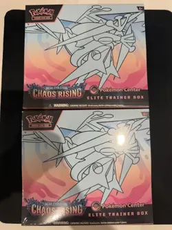 2x Chaos Rising Pokemon Center Elite Trainer Box ETB - BRAND NEW & SEALED ✅ - Image 1