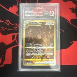 TAG 10 Giratina VSTAR GG69/GG70 GOLD Pokemon Crown Zenith Galarian Gallery - Image 1