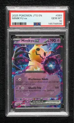 Mimikyu ex Pokemon Journey Together JTG PSA 10 GEM MT - Image 1