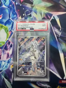 Pokemon TCG N's Reshiram 167/159 Journey Together Holo IR PSA 9 - Image 1