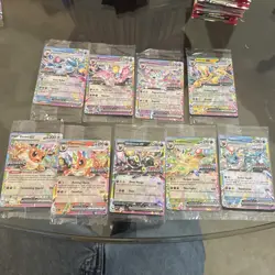 Prismatic Evolutions Surprise Box Sealed Stamped ex Promo Cards 9/9 Complete Set - Image 1
