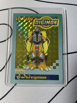 2001 Bandai Digimon TCG ID#90 WarGreymon Holo Card DP460 - Image 1