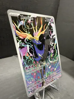 Xerneas 091/086 Me04: Chaos Rising Holo Illustration Rare Pokemon Pack Fresh A+ - Image 2