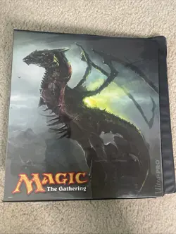 MTG Ultra Pro Skithiryx The Blight Dragon 3 Ring Trading Card Binder RARE - Image 1