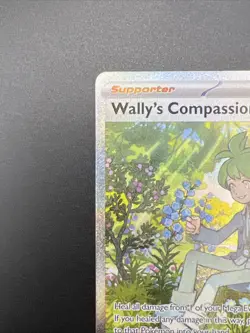 Wally's Compassion 186/132 Special Illustration Rare Mega Evolution Pokemon NM - Image 4