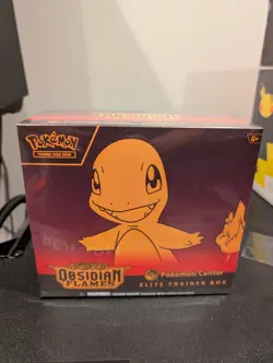 Pokemon Center Obsidian Flames ETB Elite Trainer Box New Sealed - Image 1