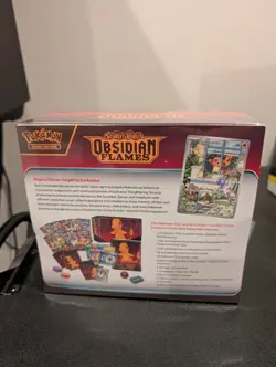 Pokemon Center Obsidian Flames ETB Elite Trainer Box New Sealed - Image 3