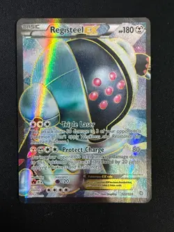 Registeel-EX - 122/124 - Full Art Ultra Rare Dragons Exalted (LP) Pokemon - Image 1
