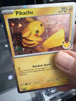 Pikachu 051/162 2026 Pokemon Day Stamped Promo 30th Anniversary TCG Z140 - Image 2