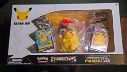 Pokemon TCG Celebrations Pikachu VMAX Premium Figure Collection Box New SEALED! - Image 1