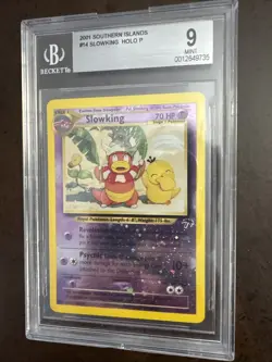 Pokemon Slowking Southern Islands 2001 Holo 14/18 BGS 9 Mint - Image 2