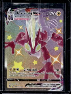 2021 Pokemon SWSH Shining Fates Toxtricity VM Shiny Vault #SV113/SV122 - Image 1