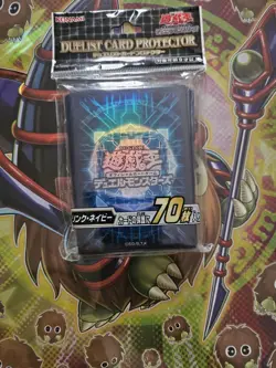 Yu-Gi-Oh! Sleeves Link Blue Official Konami OCG 70 Sleeves (Branded New) - Image 1