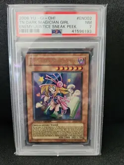 2006 Yu-Gi-Oh! Pharaoh Tour 2006 SP2-EN002 Toon Dark Magician Girl Promo PSA 7 - Image 1