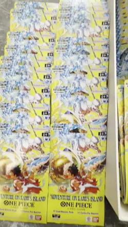 NEW One Piece TCG OP-15 Adventure on Kami's Island Sleeved Booster Pack LOT 60 - Image 2