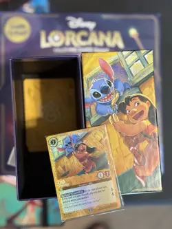 Disney Lilo Escape Artist Promo Glitter Foil 25/P2 Lorcana Storage Box - Image 2