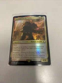 MTG Fallout R Sentinel Sarah Lyons #0118 Foil - Image 1