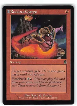 Reckless Charge *Common* Magic MtG x1 Odyssey SP - Image 1