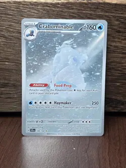 Pokemon TCG Crabominable 149/142 Illustration Rare Sv Stellar Crown Holo NM - Image 1