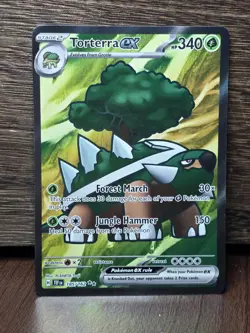 Torterra ex - Ultra Rare SV05: Temporal Forces 185/162 Pokemon TCG 2024 NM - Image 1