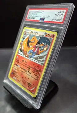 2016 Pokemon XY Charizard RC5/RC32 PSA 8 NM Mint Generations Radiant Collection - Image 3