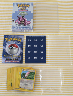 POKEMON TCG AQUAPOLIS ROCK GARDEN THEME DECK NEARLY COMPLETE /CIB! WOTC E-SERIES - Image 1