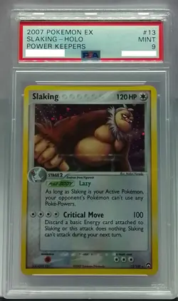 2007 Pokemon EX Power Keepers - Slaking - PK 13/108 - PSA 9 Grading Englisch - Image 1