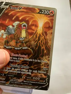 Entei v Crown Zenith Galarian Gallery Holo Ultra Rare Pokemon TCG GG36/GG70 NICE - Image 2