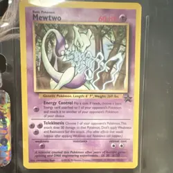 Pokemon Mewtwo 12/53 Promo Wotc Set Regular 60 HP English Card - Image 1