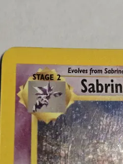 Pokemon TCG Sabrina's Gengar [Gym Heroes] Holo Rare Card # 14 - MP - Image 3