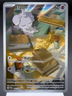 Espurr 095/088 - Illustration Rare - Perfect Order Pokemon Card MINT - Image 1