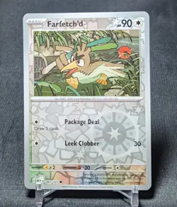 Farfetch'd Common Reverse Holo Scarlet & Violet 151 Pokemon TCG Card 083/165 - Image 1