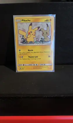 Pikachu SM162 Holo Black Star Promo Card Sun & Moon 2019 Pokemon TCG - Image 1