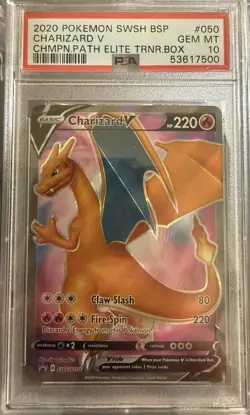 Charizard V SWSH050 SWSH: Sword & Shield Promo Cards Holo - Image 1
