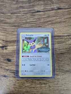 Delcatty Sun&Moon Black Star Prerelease Promo Pokemon Card - Image 1