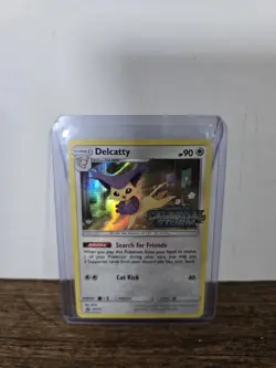 Delcatty Sun&Moon Black Star Prerelease Promo Pokemon Card - Image 2