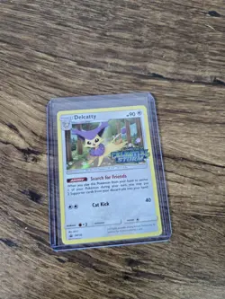 Delcatty Sun&Moon Black Star Prerelease Promo Pokemon Card - Image 4