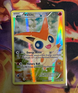 Pokemon Victini XY117 Promo Holo Full Art Pokemon Card - Image 1