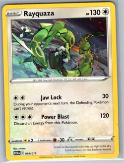 Rayquaza 014/015 Non Holo McDonald's Promos 2024 - Pokemon Card - NM - Image 1