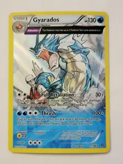 Gyarados 21/98 XY - Ancient Origins Holo LP Half Art Card 2015 - Image 1