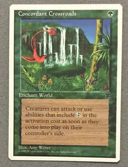 Wizards of the Coast Concordant Crossroads Chronicles Rare Regular Green EN - Image 1