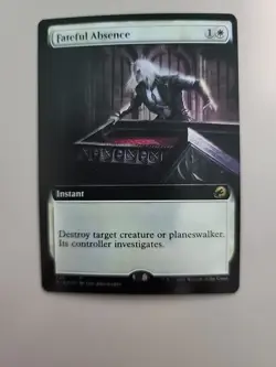 MTG Fateful Absence Innistrad: Midnight Hunt 328 Foil Borderless Rare - Image 1