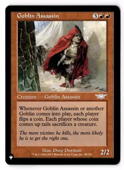 Goblin Assassin 95/145 The List Reprints Normal LP - Image 1